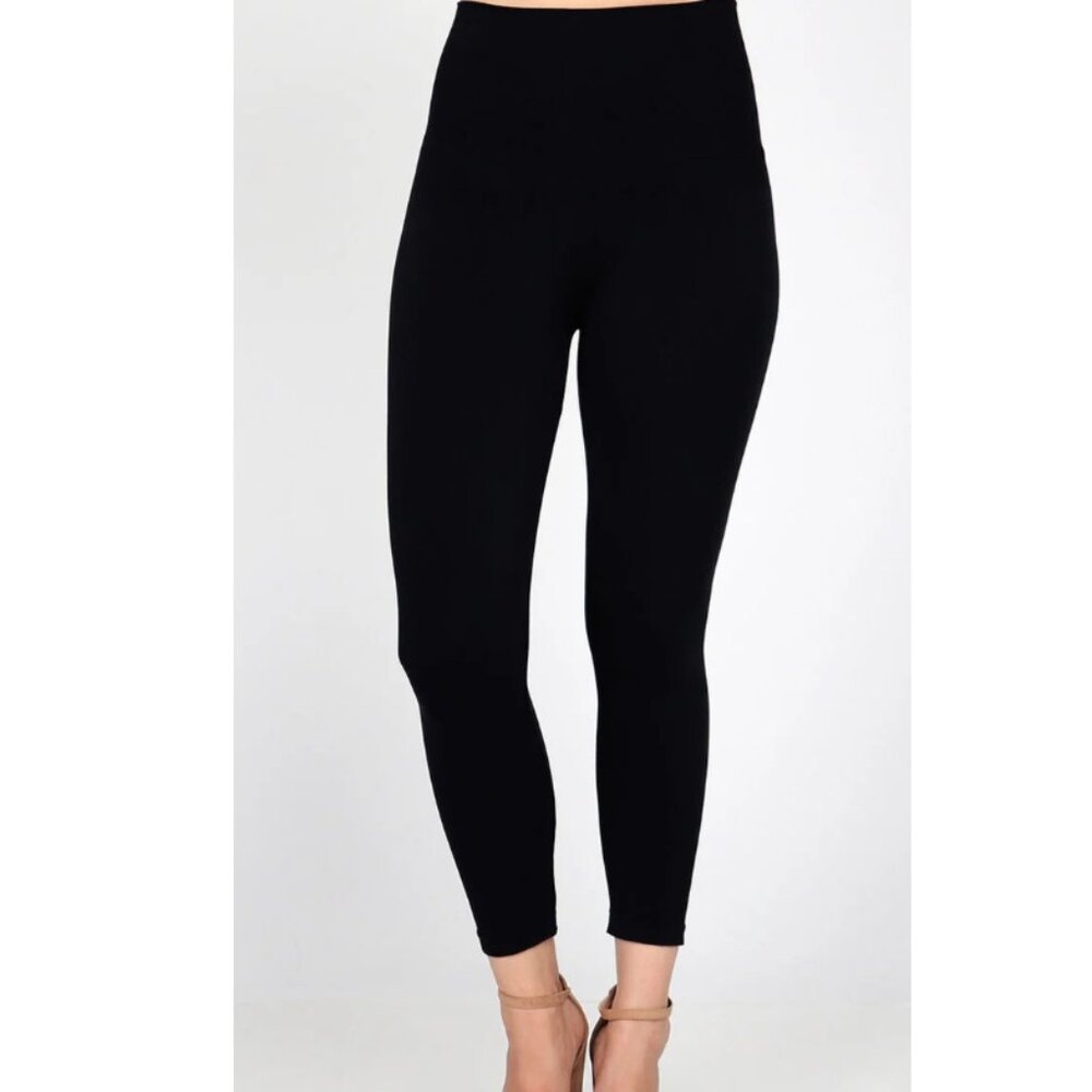 M. Rena High‎ Waist Crop Leggings Women's Soft Workout Gym Yoga Activewear OS
